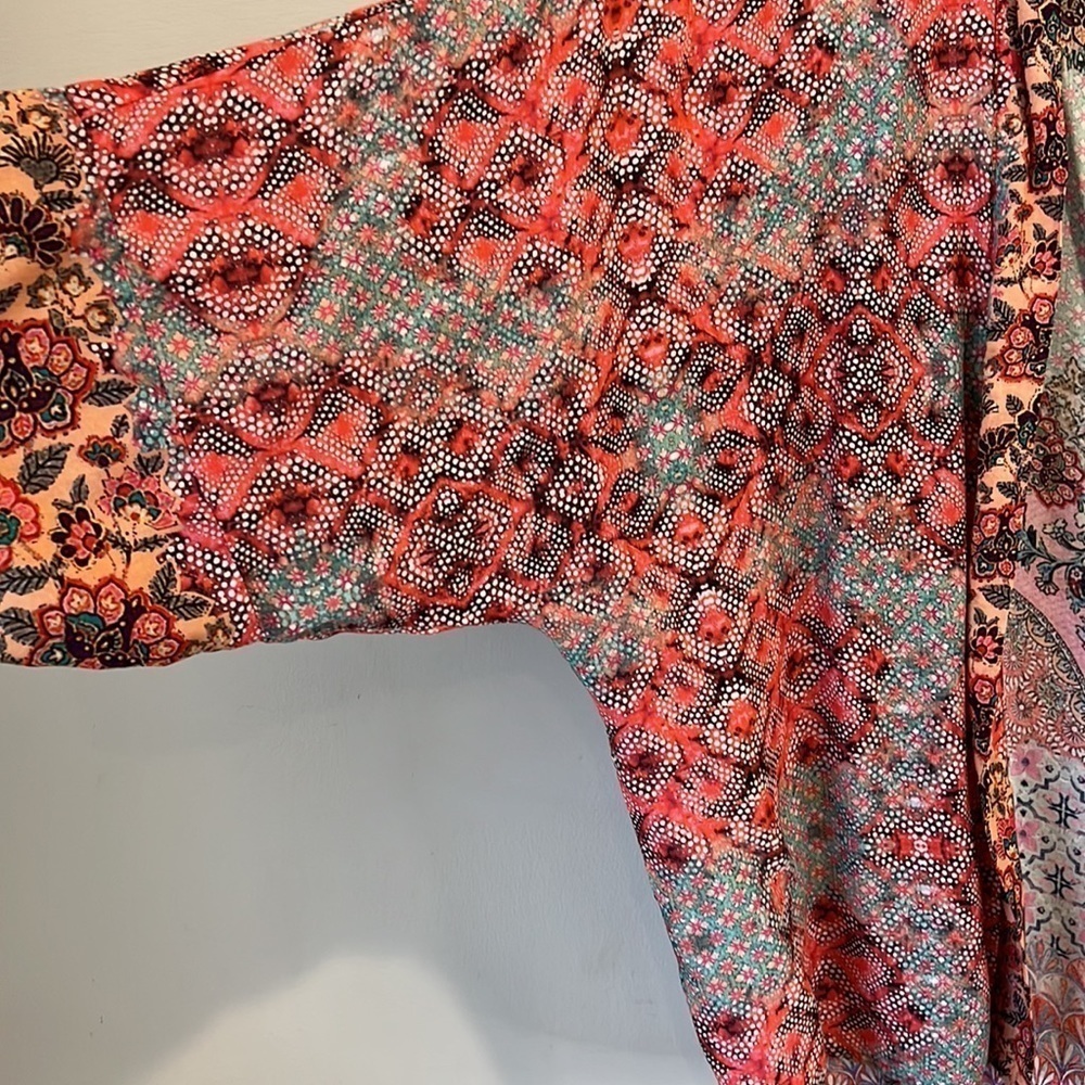 Mahila Anthropologie brand open front Kimono One Size - Picture 3 of 13